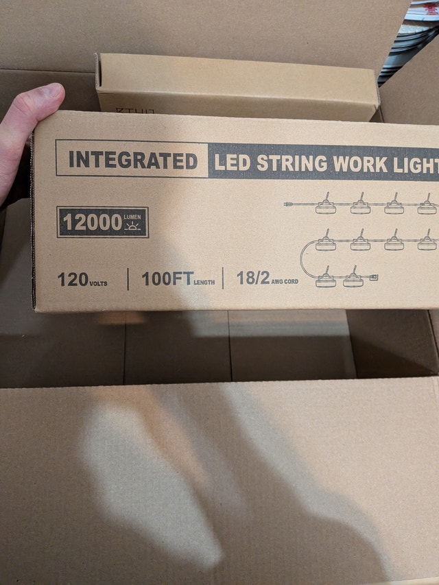 100FT LED Construction String Lights - NEW - photo 3