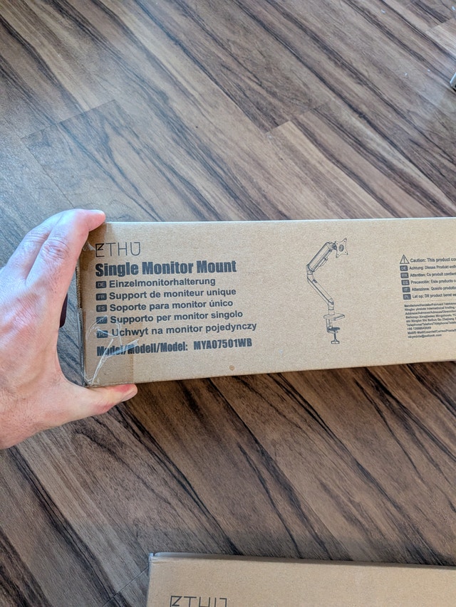 Monitor Arm + Laptop VESA Tray Mount – New in Box - photo 5