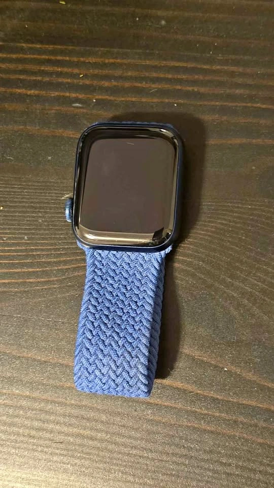 Apple Watch Series 6 40mm Blue Braided Solo Loop