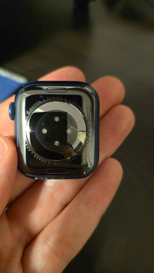 Apple Watch Series 6 40mm Blue Braided Solo Loop - photo 4