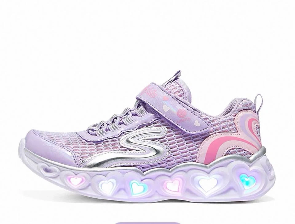 Skechers Light-Up Heart Sneakers Girls Size 11 - photo 4