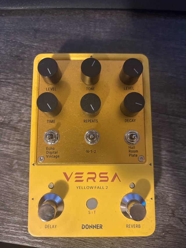Verse Yellow Fall 2 Delay/Reverb Guitar Pedal