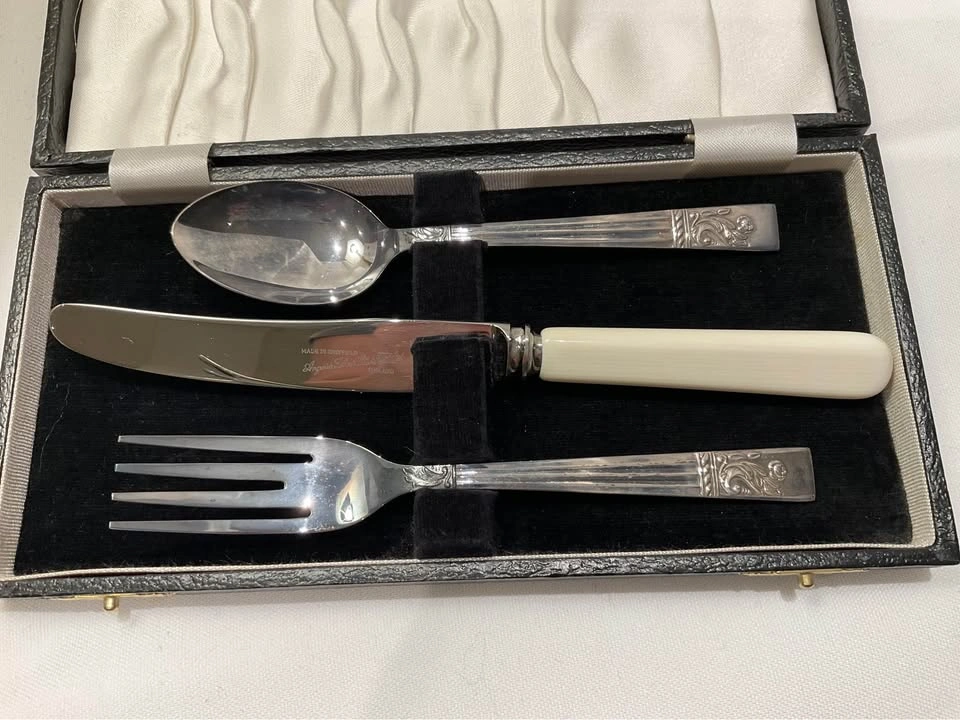 Vintage Angora Sheffield Silver Plated  Cutlery Set - England - photo 3
