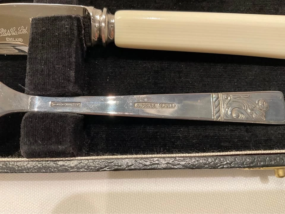 Vintage Angora Sheffield Silver Plated  Cutlery Set - England - photo 4