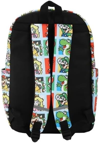 Super Mario Backpack 17" Bag with Padded Laptop Sleeve - photo 2