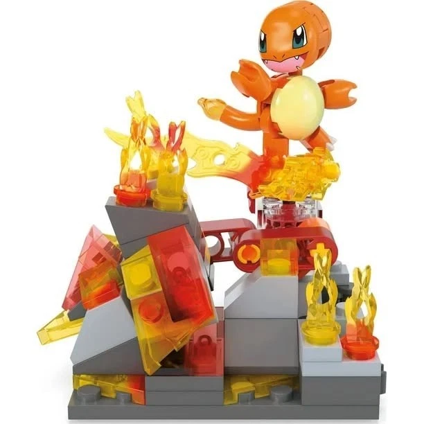 MEGA Pokémon Charmander's Fire-Type Spin Building Toy Kit with F - photo 2