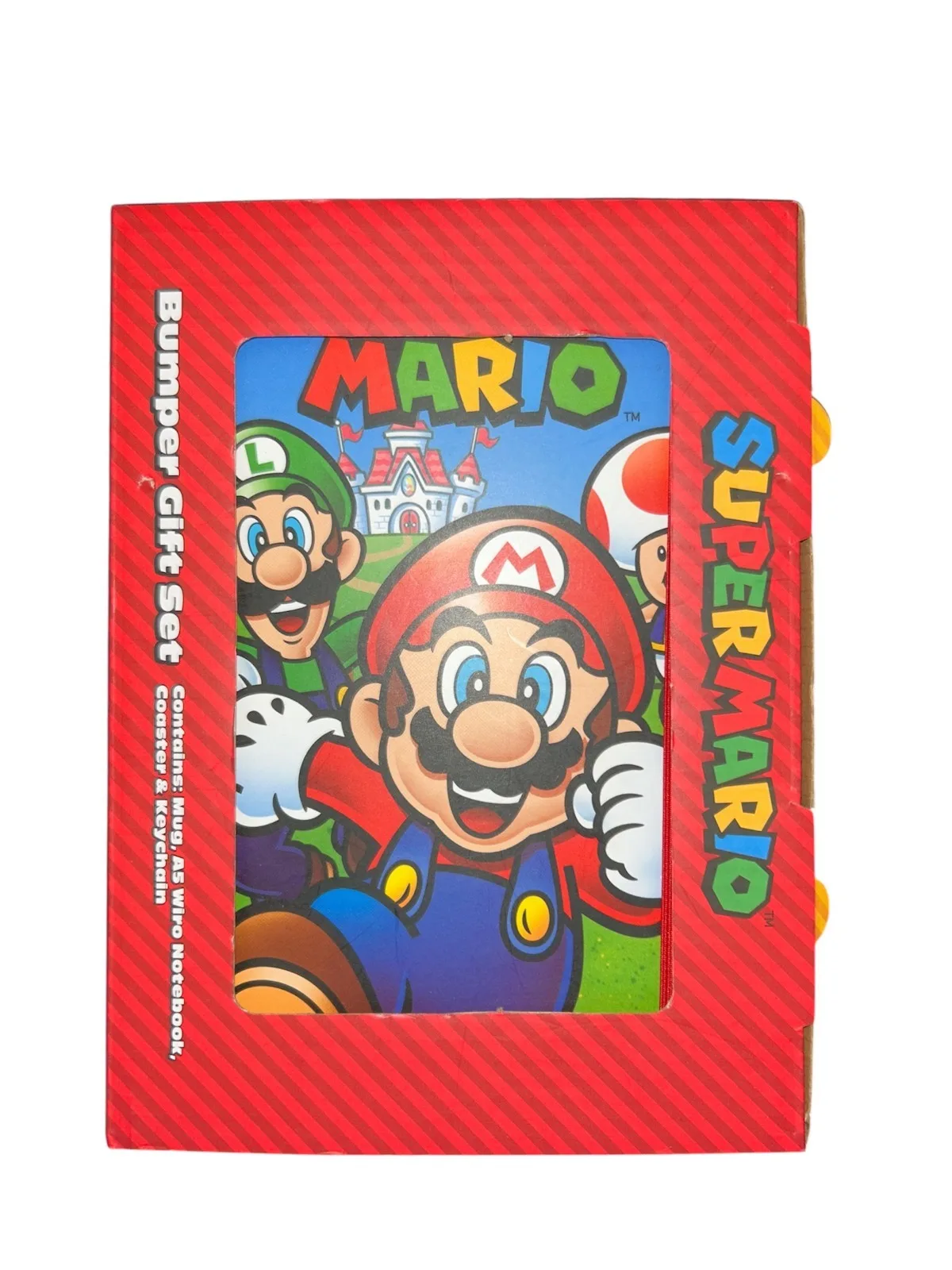 Super Mario Bumper Gift Set – 11oz Ceramic Mug, Notebook, Coaste - photo 3
