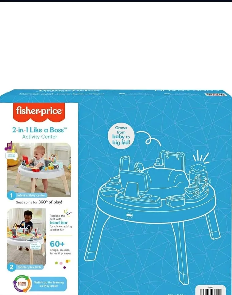 Fisher-Price 2-in-1 Like a Boss Activity Center