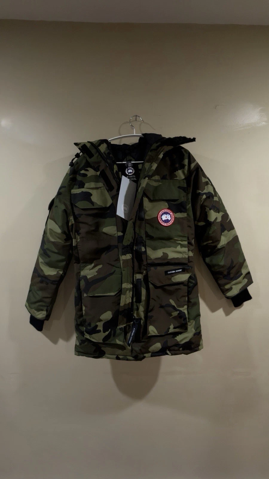 CANADA GOOSE EXPEDITION Winter Parka Coat With Fur Womens Small-