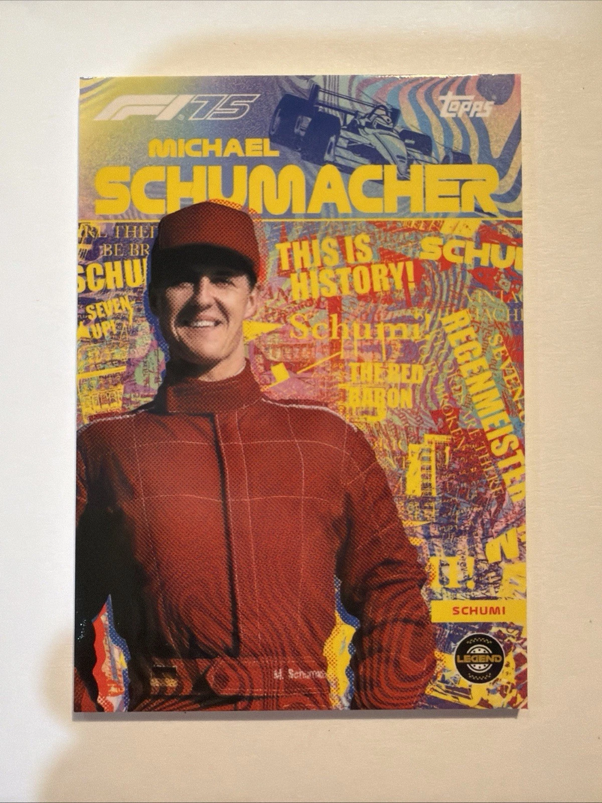 2025 Topps F1 Michael Schumacher Schumi Thick Card