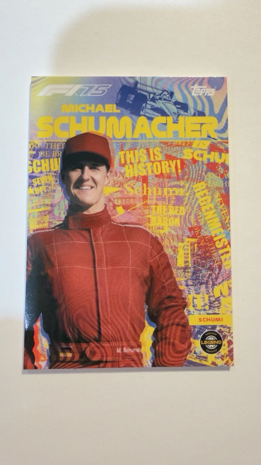 2025 Topps F1 Michael Schumacher Schumi Thick Card - photo 2