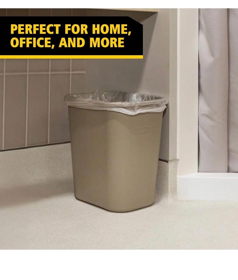 Rubbermaid Plastic Deskside Wastebasket Set, 7 Gallon - photo 2