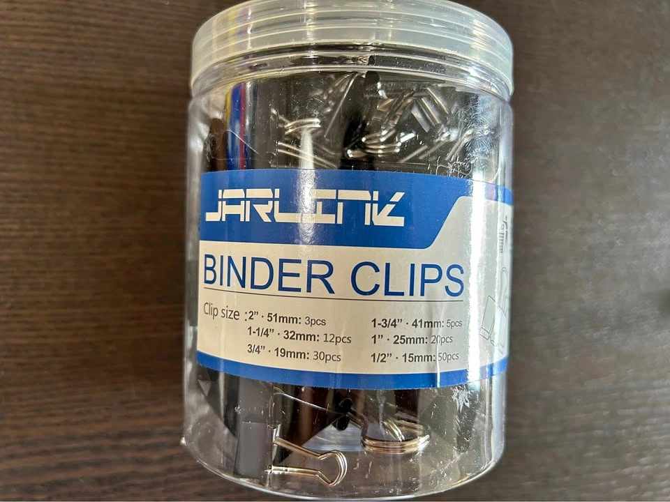 Various Sizes Binder Clips >100PCS