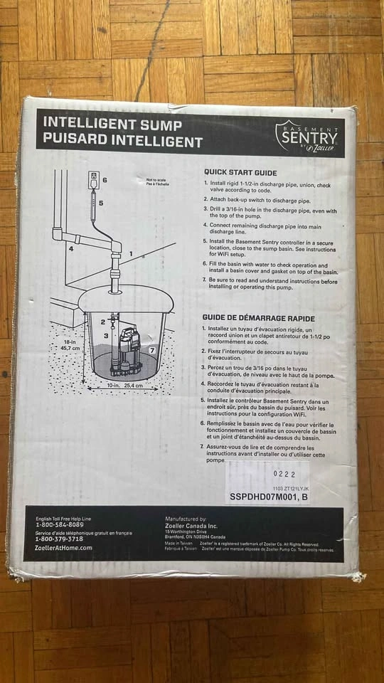 ZOELLER 3/4 HP Wi-Fi Sump Pump - photo 2