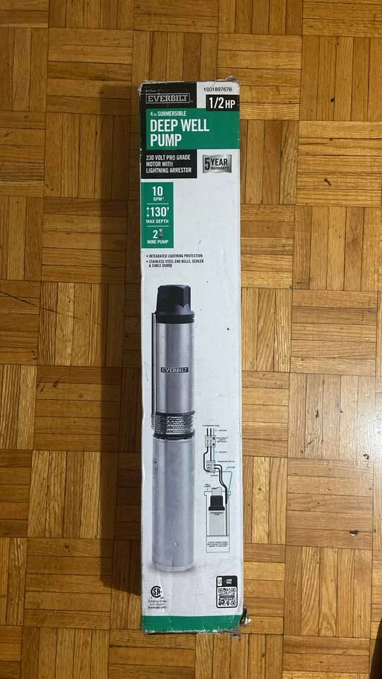 Everbilt 1/2 HP Submersible Deep Well Pump - photo 4
