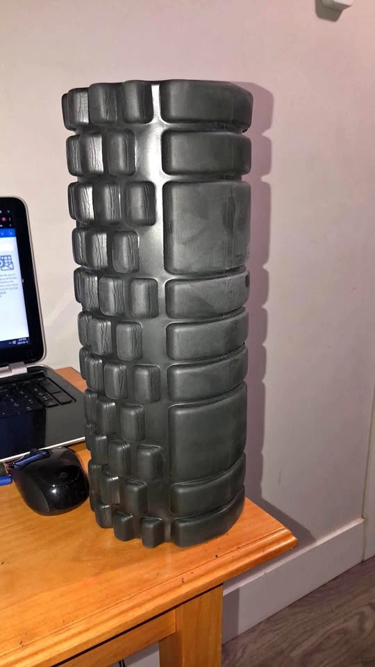 Broken foam roller