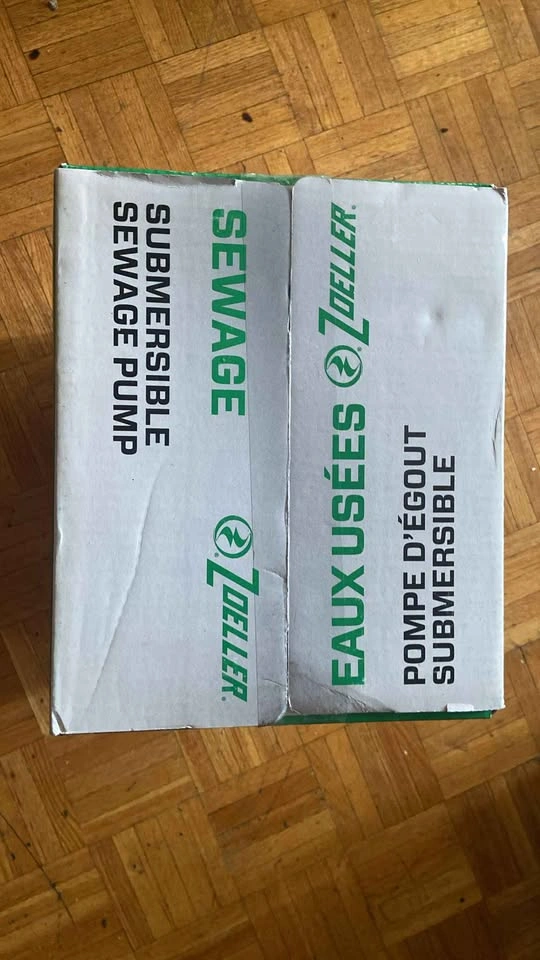 Zoeller Pro Sewage Pump 1/2-HP Cast Iron Submersible Sump Pump - photo 4