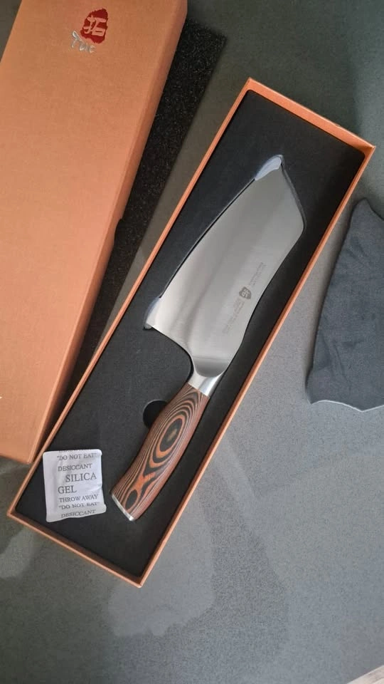 TUO Vegetable Cleaver - 7 inch Stainless Steel Kitchen Knife - photo 2