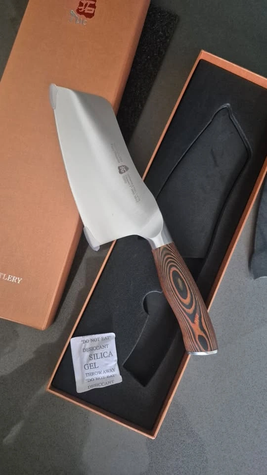 TUO Vegetable Cleaver - 7 inch Stainless Steel Kitchen Knife - photo 3