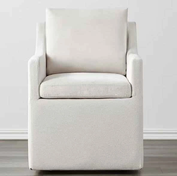 Comfy White Fabric Chair - photo 3