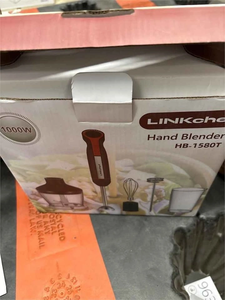 LINKChef 1000W Hand Blender HB-1580T with Attachments - photo 2