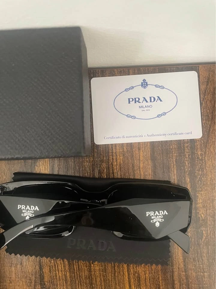Prada Symbole Sunglasses - Black/Dark Grey New - photo 5