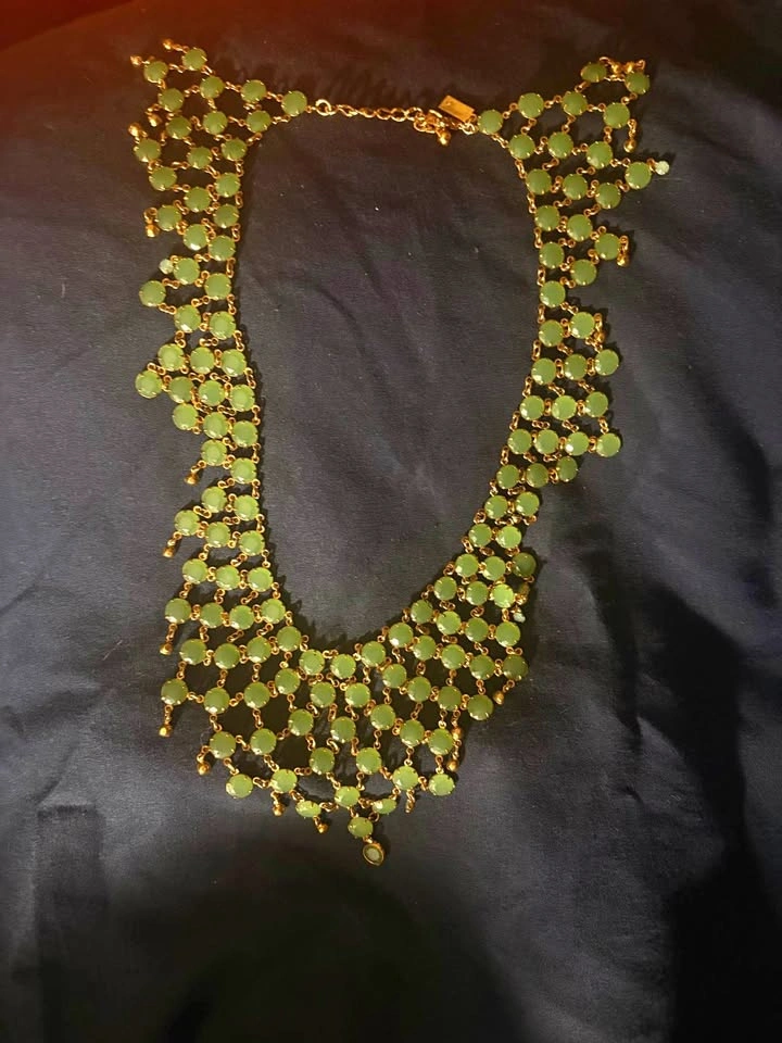 Kate Spade Emerald Bib Necklace