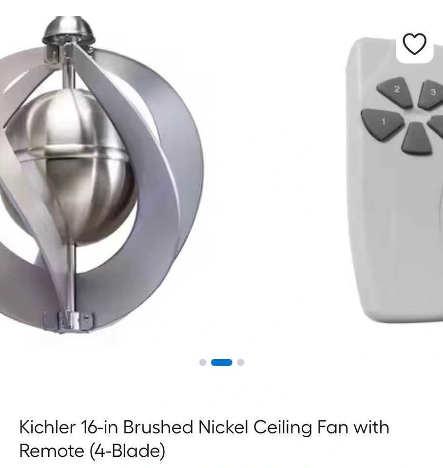 Kitchler 16” LED Turbine Ceiling Fan - photo 2