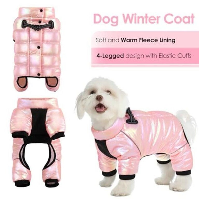 Brand New Pink Snowsuit for Tiny Dogs - photo 2