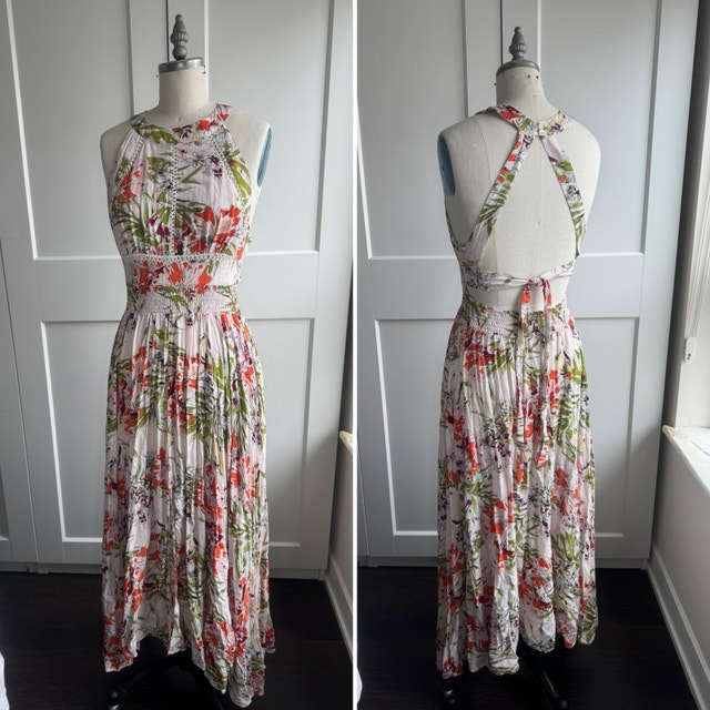 Worn Once Size Large Beautiful Long Sun Dress