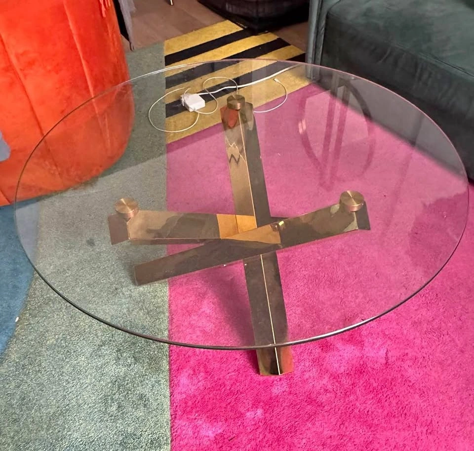Lohannes Coffee Table By Mercer 41 Table Base Color: Gold