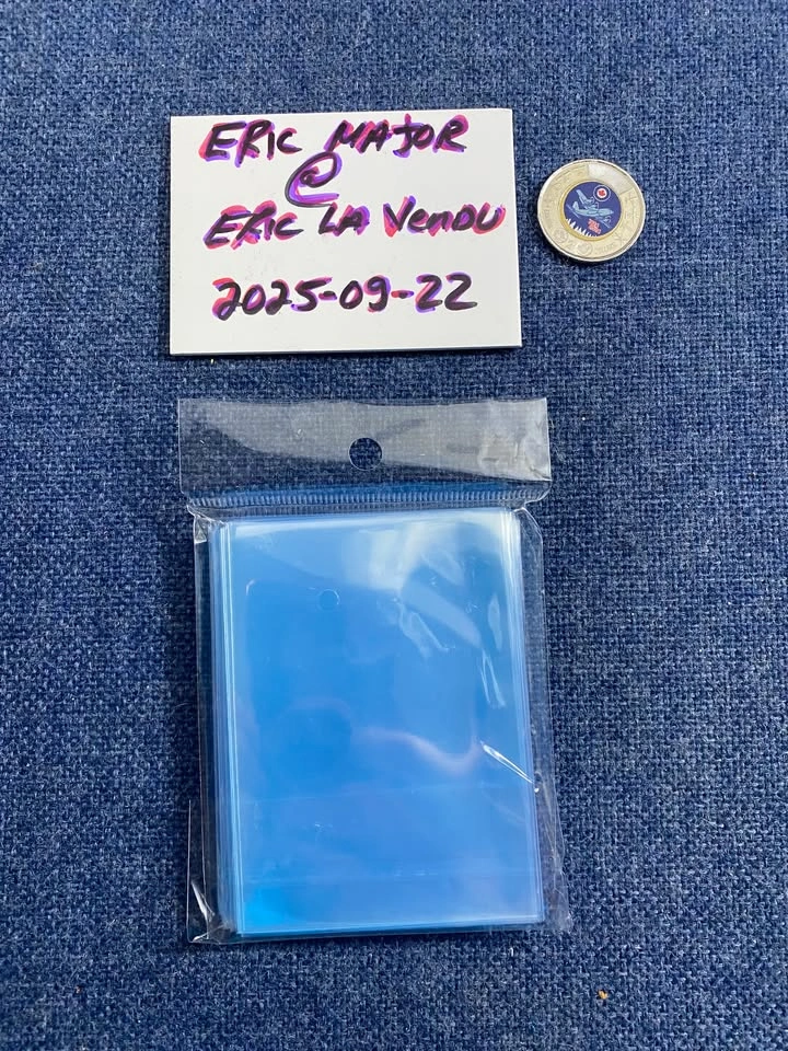 2$ BCW 100 crystal clear sleeves for trading Cards - photo 2