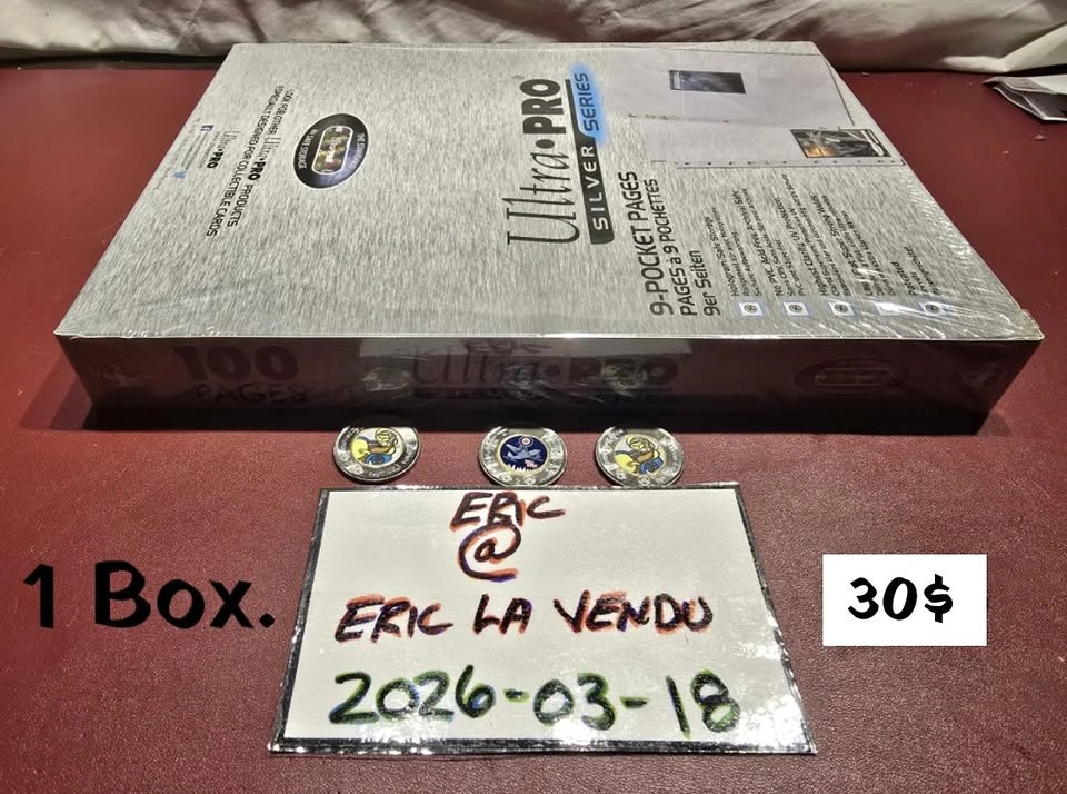 Ultra Pro Silver Series 100 Pages Box - $25 Each