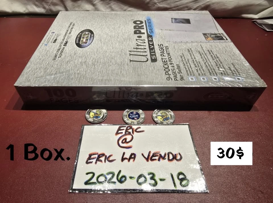 Ultra Pro Silver Series 100 Pages Box - $25 Each - photo 2