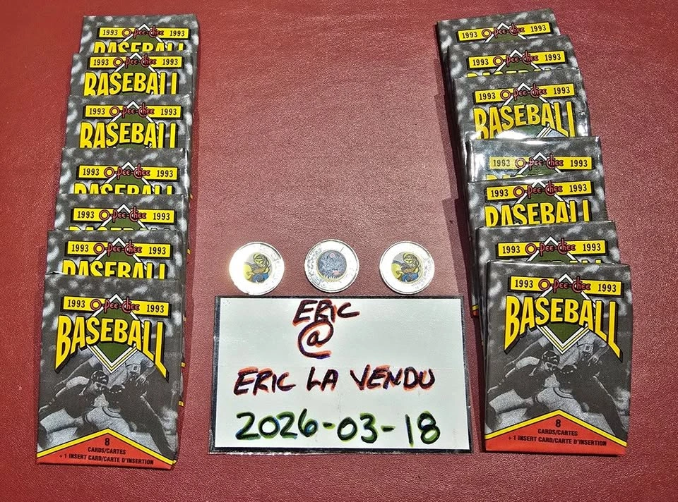 14 x 1993 O Pee Chee Baseball Unopened Packs