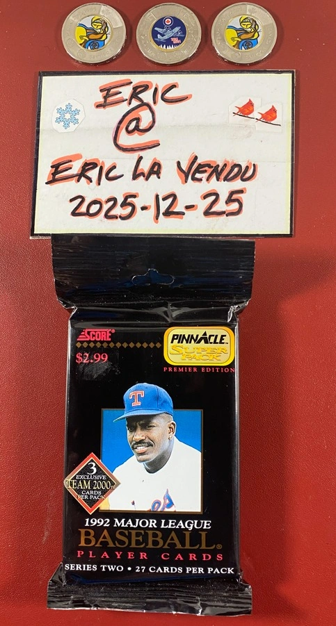15$ 12 x 1992 Pinnacle baseball Unopened Packs - photo 3