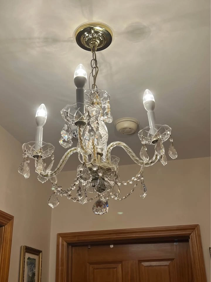 Small Genuine Crystal Chandelier - photo 2