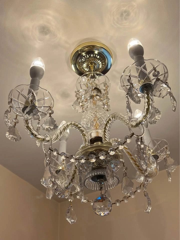 Small Genuine Crystal Chandelier - photo 3