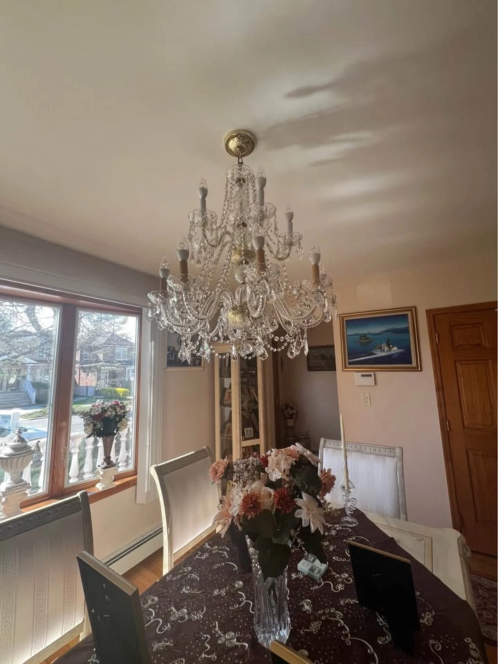 Large Genuine Crystal Chandelier - photo 2
