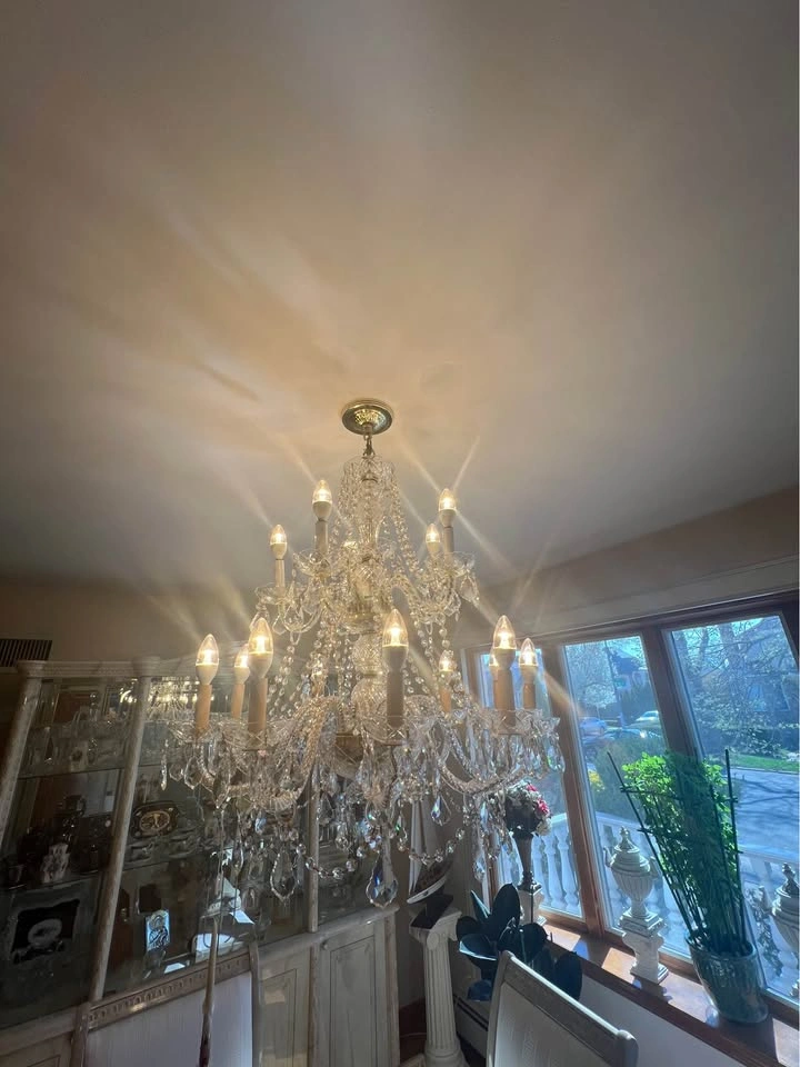 Large Genuine Crystal Chandelier - photo 3