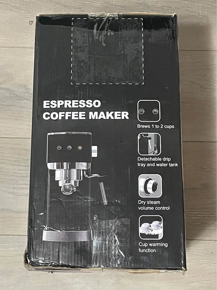 WHALL Espresso Machine 20 Bar – Steam Wand – Cleaned & Ready - photo 2