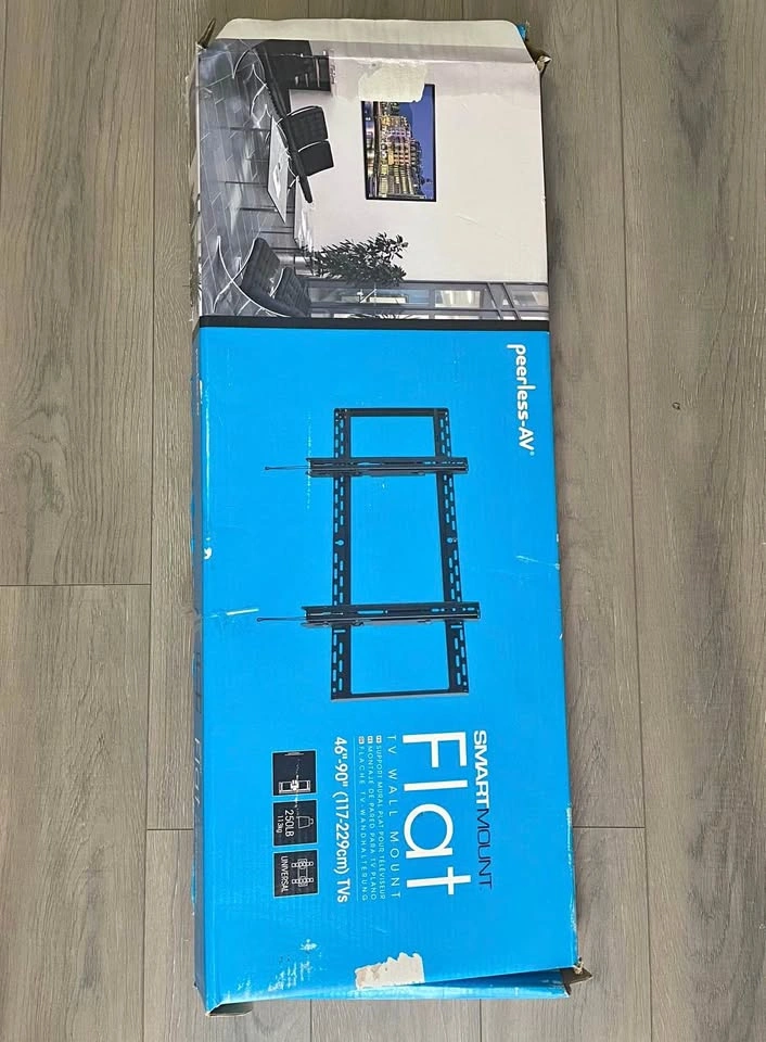 TV Wall Mount 46”-90” | Heavy Duty Flat Mount | Universal Fit