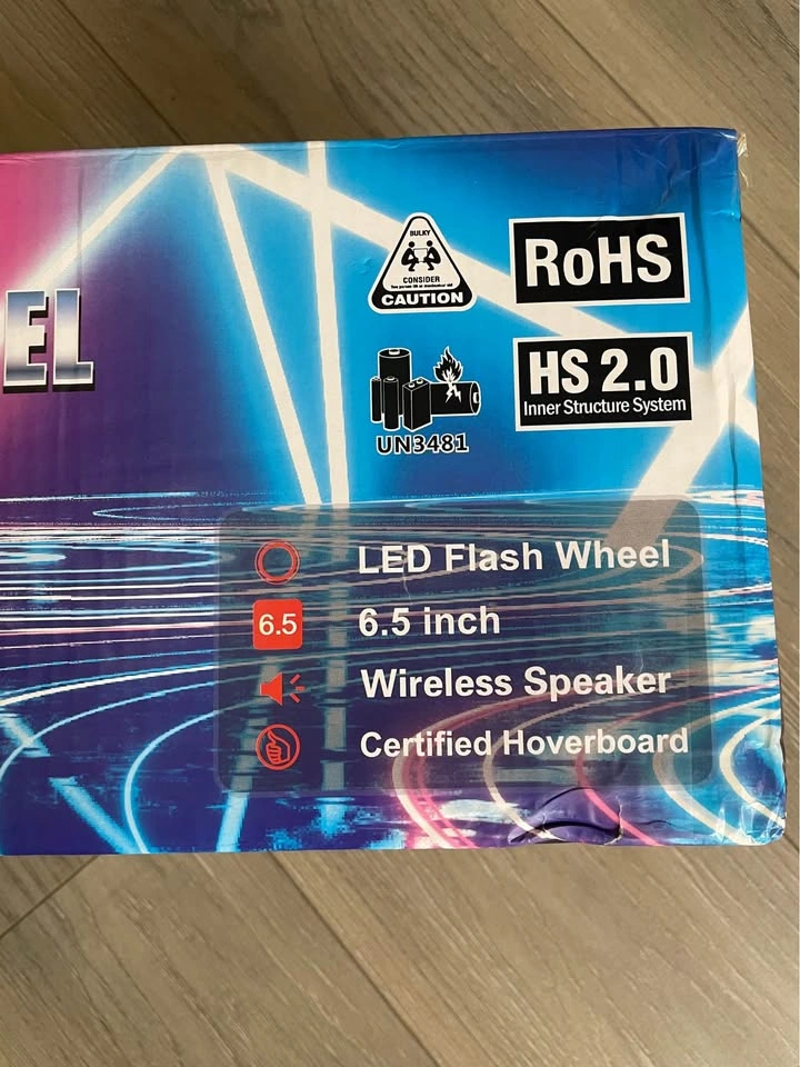 NEW Hoverboard 6.5” w/ LED Lights & Speaker | Electric Self Bala - photo 2