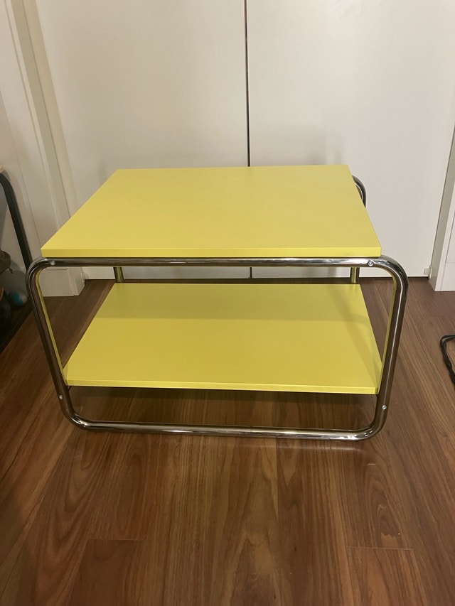 IKEA Baggboda Yellow side table