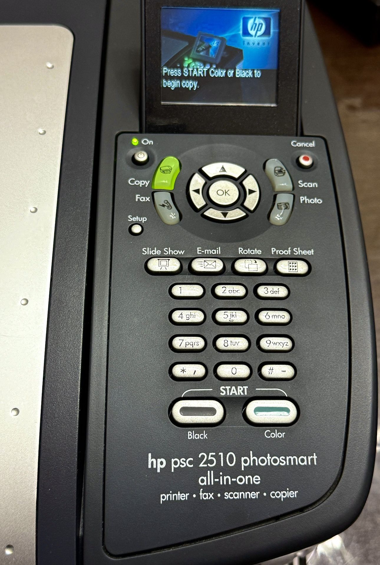 HP PSC 2510 Photo Smart All-In-One Printer - photo 3