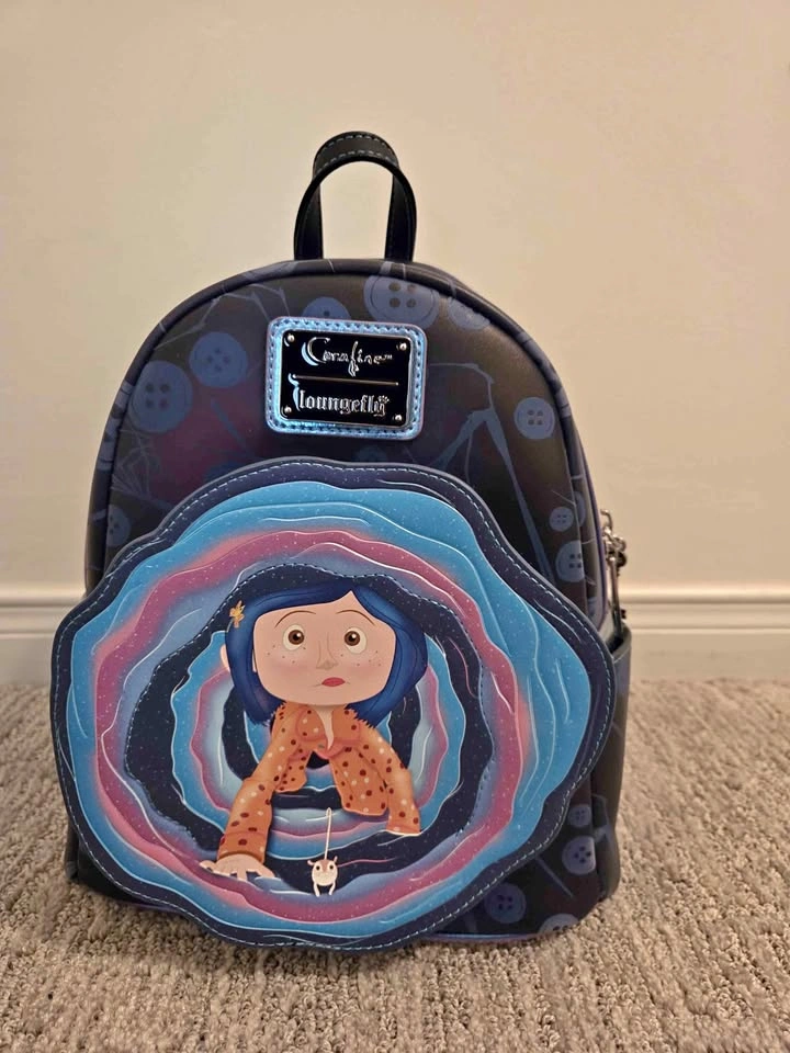 Loungefly Coraline UV Glow Mini backpack