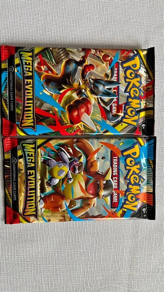 Pokemon Mega Evolution sealed booster packs