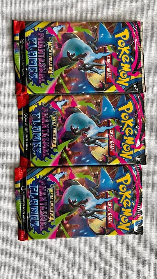 Pokemon Phantasmal Flames Booster Packs