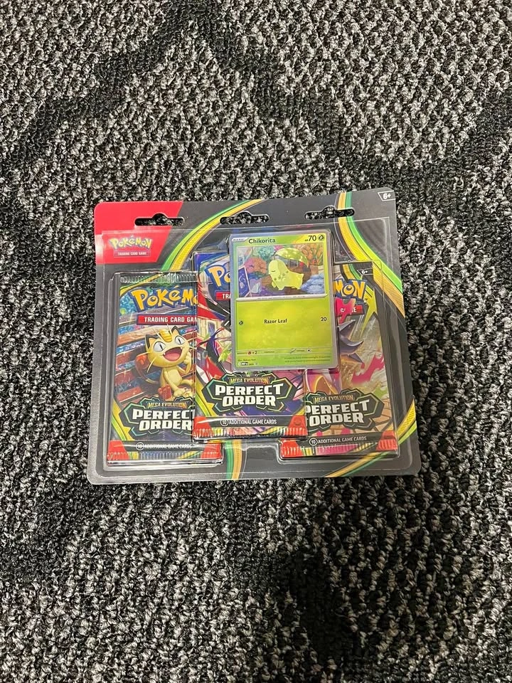 Pokémon TCG Perfect Order Booster Pack w/ Chikorita Card