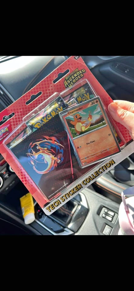 Pokemon Tech Sticker Collection Charmander Charizard 6+